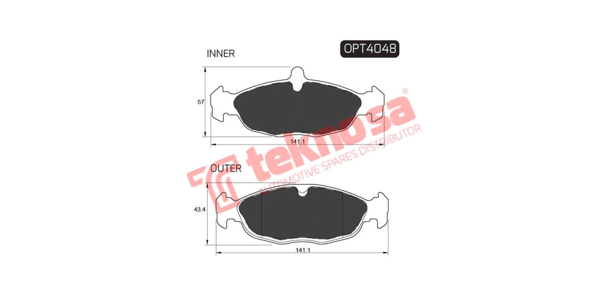 Brake Pad Daewoo Lanos 97- ( F )