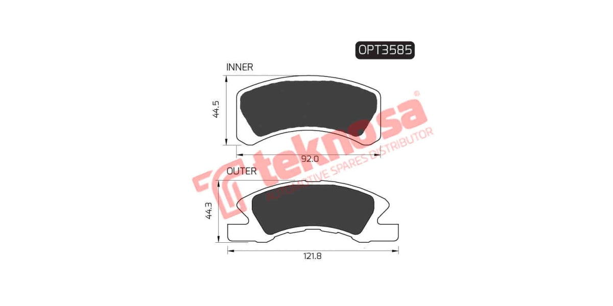 Brake Pad Daihatsu Charade 03-11 ( F )