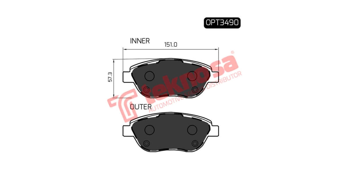 Brake Pad Fiat Bravo 07- ( F )