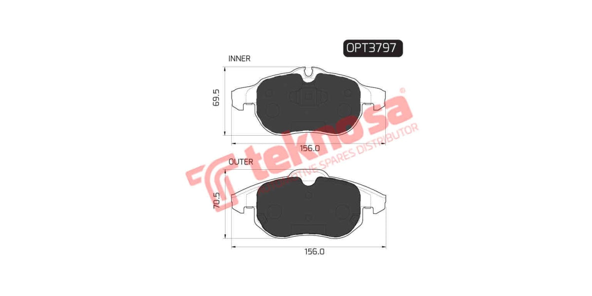 Brake Pad Fiat Croma 05- ( F )