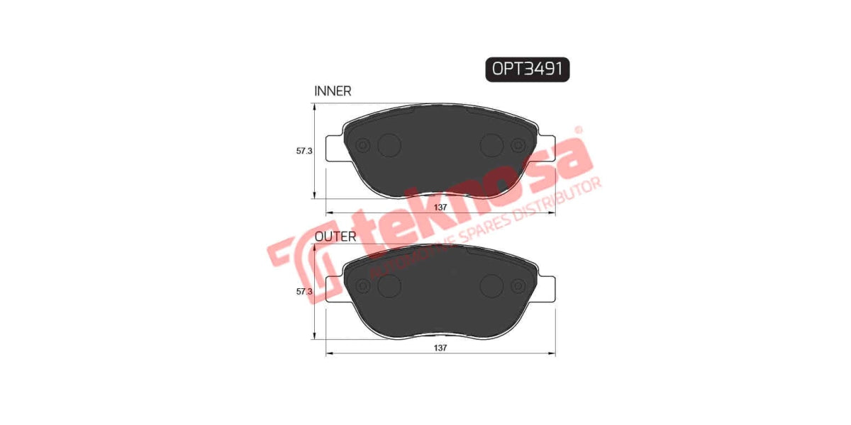 Brake Pad Fiat Doblo 06- ( F )