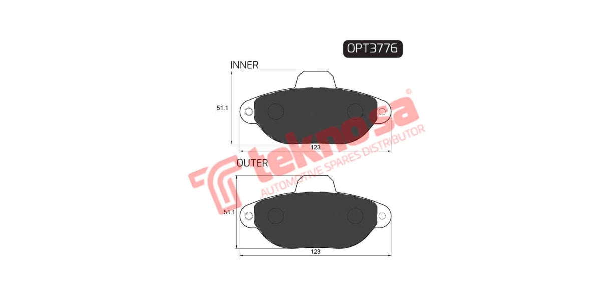 Brake Pad Fiat Punto 94- ( F )