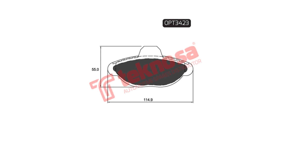 Brake Pad Fiat Seicento 01- ( F )