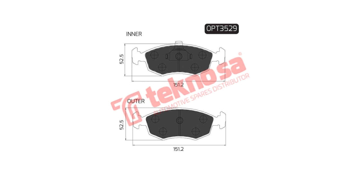 Brake Pad Fiat Strada 05- ( F )