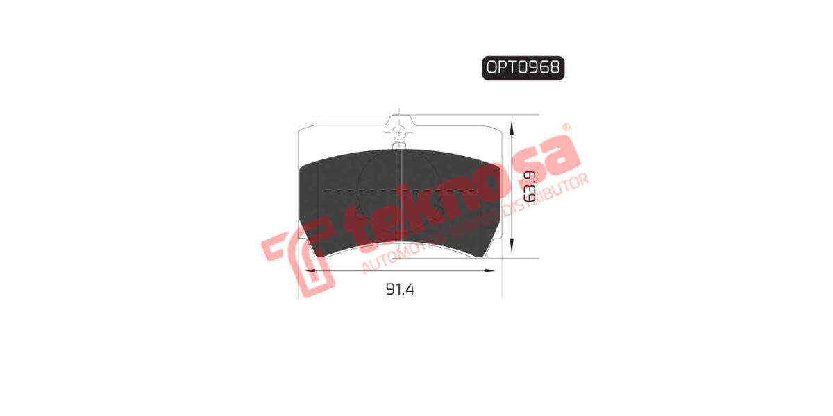 Brake Pad Ford Bantam 94-02 ( F )