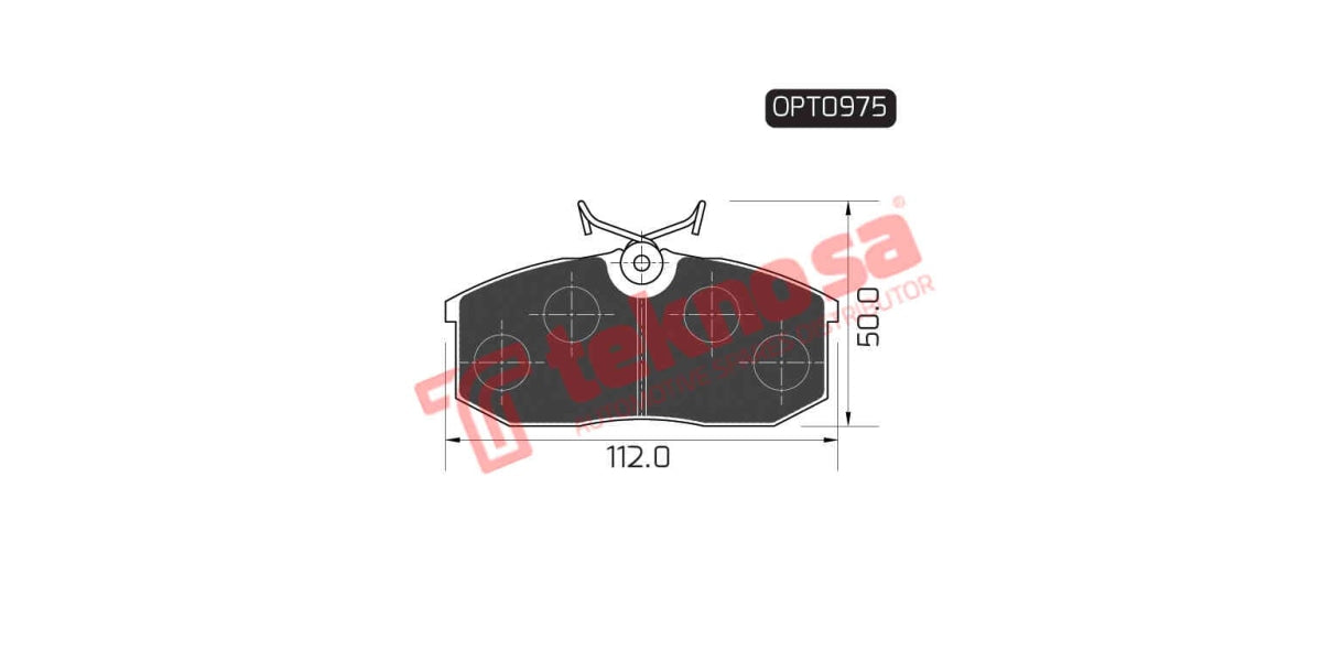 Brake Pad Ford Courier 86-91 ( F )