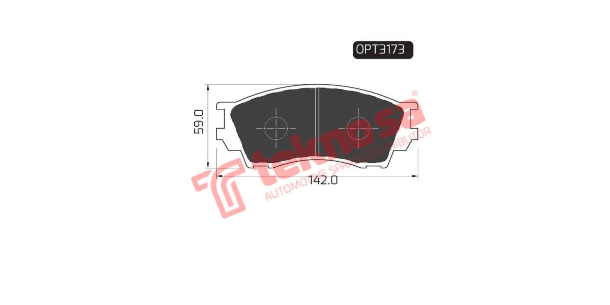 Brake Pad Ford Courier 97-00 ( F )