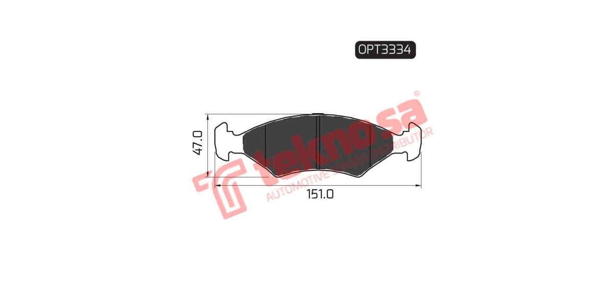 Brake Pad Ford Fiesta 00-03 ( F )