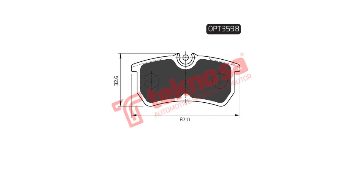 Brake Pad Ford Fiesta 05-06 ( R )