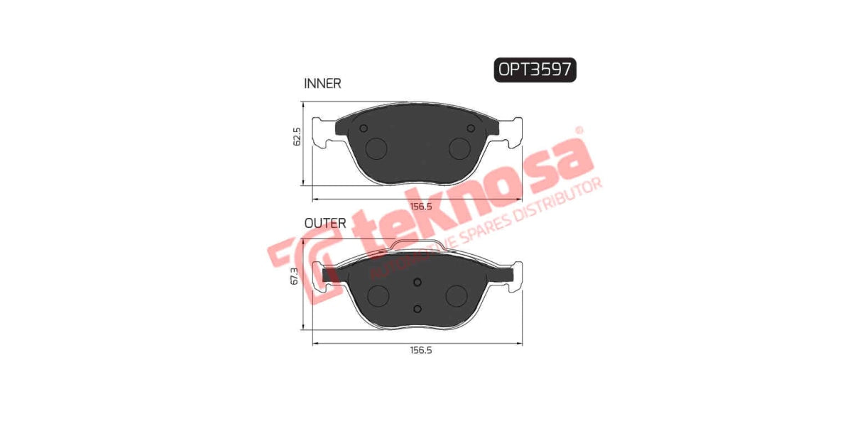 Brake Pad Ford Fiesta 05-08 ( F )