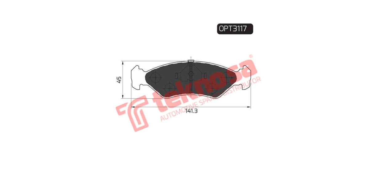 Brake Pad Ford Fiesta 97- ( F )