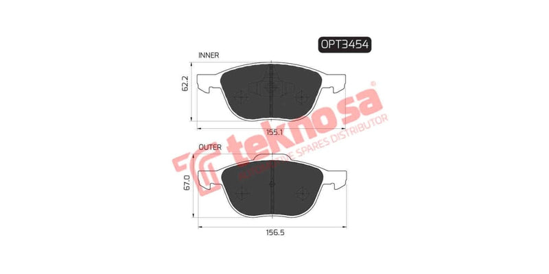 Brake Pad Ford Focus 05- ( F )