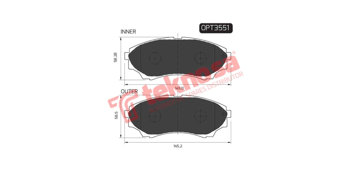 Brake Pad Ford Ranger 07-11 ( F )