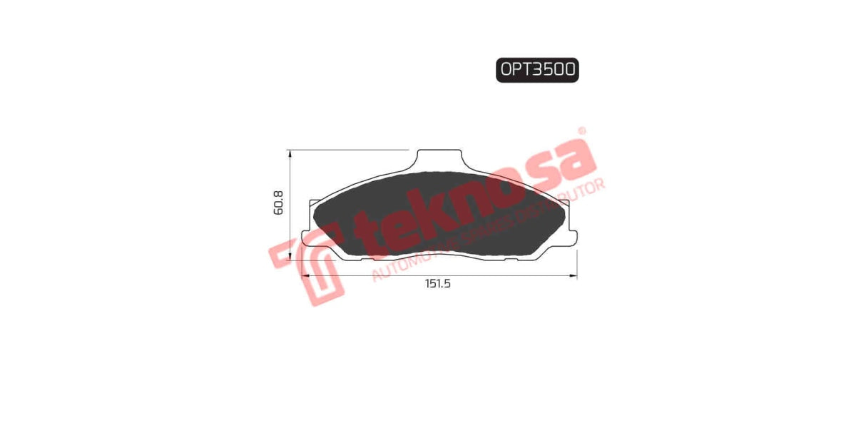 Brake Pad Ford Ranger 08- ( F )