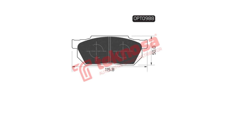 Brake Pad Honda Ballade 89-92 ( F )