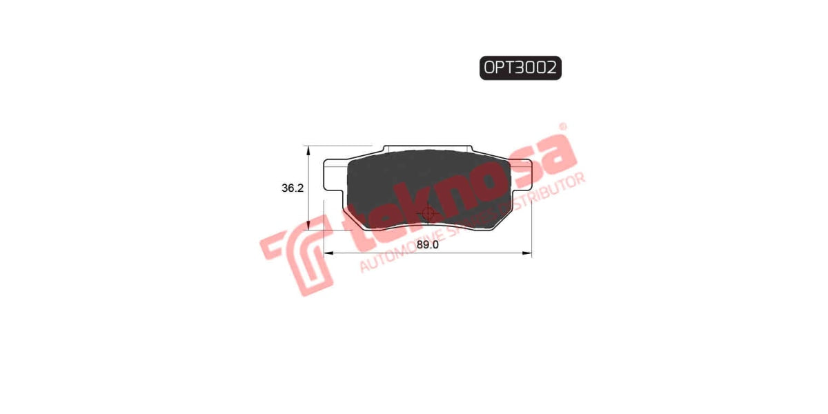 Brake Pad Honda Ballade 89- ( R )