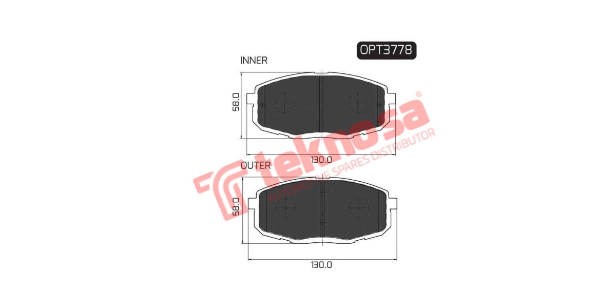 Brake Pad Hyundai I30 07- ( F )