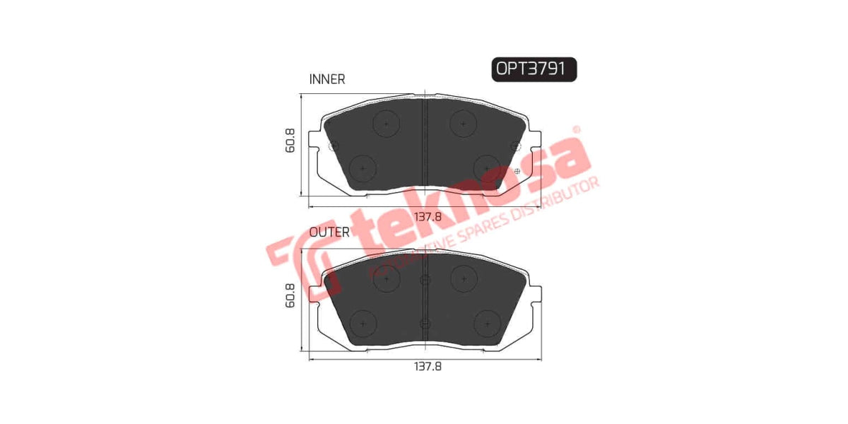 Brake Pad Hyundai Ix35 10- ( F )