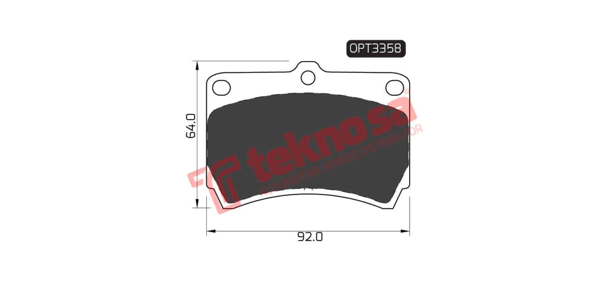 Brake Pad Kia Rio 00-05 ( F )