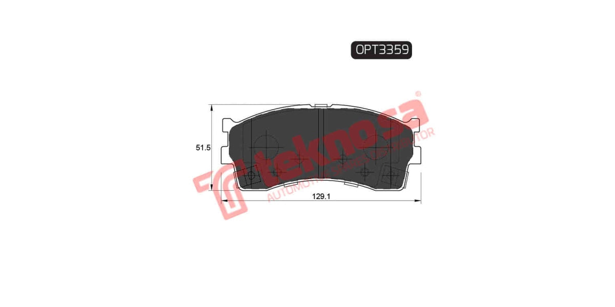 Brake Pad Kia Rio 00- ( F )