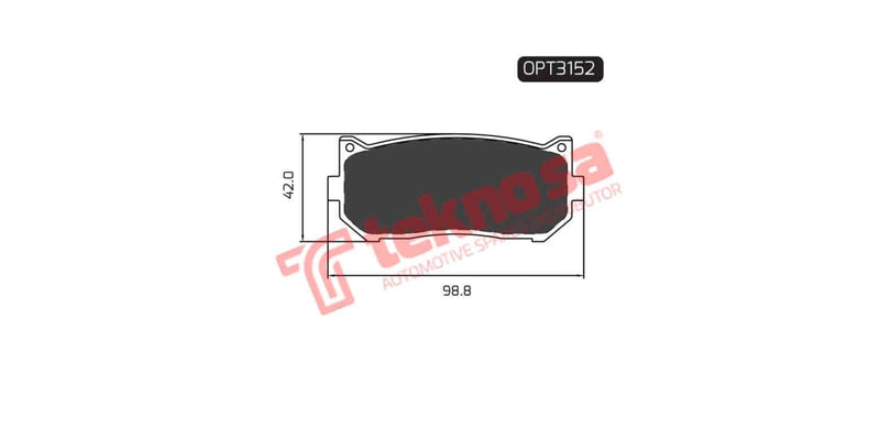 Brake Pad Kia Shuma 00- ( R )