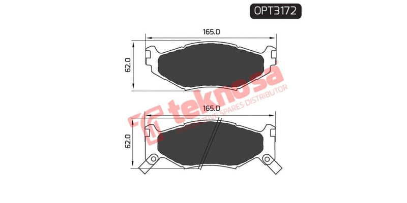 Brake Pad L. Rover Chrysler ( F )