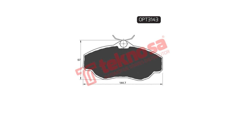 Brake Pad Land Rover Discovery 99- ( F )