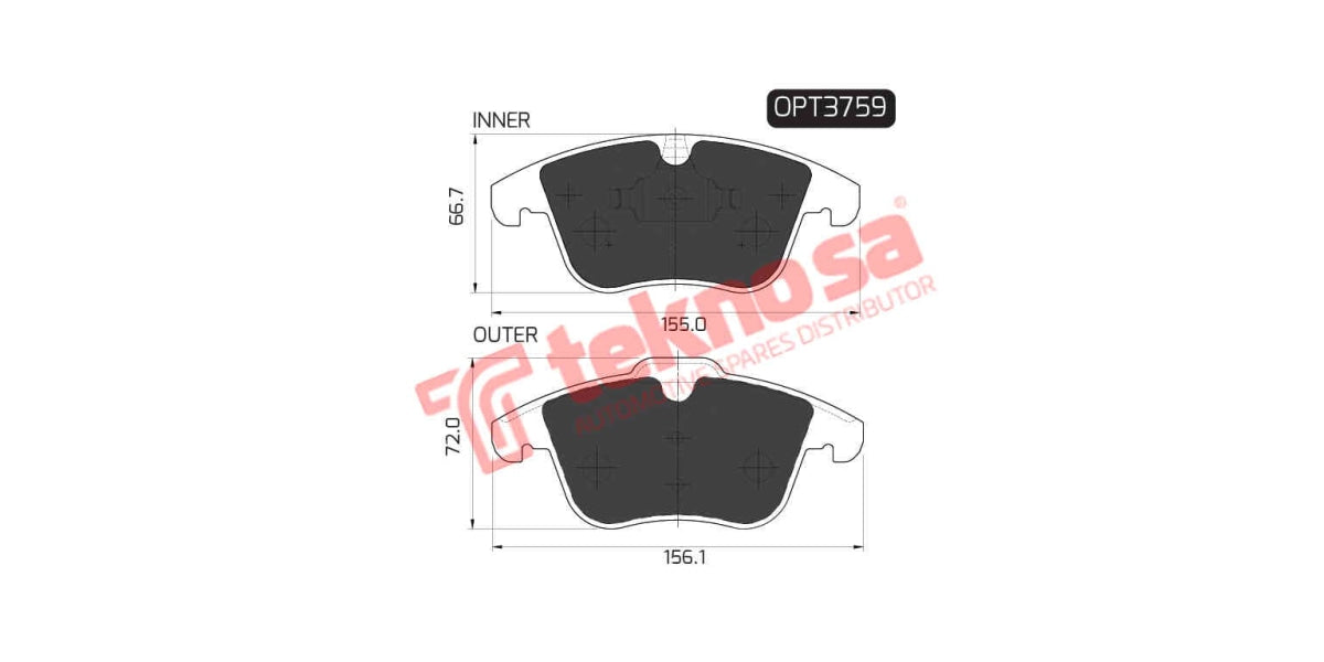 Brake Pad Landrover Freelander [2] 07- ( F)