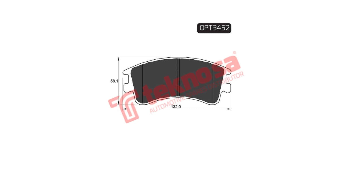 Brake Pad Mazda 6 02- ( F )