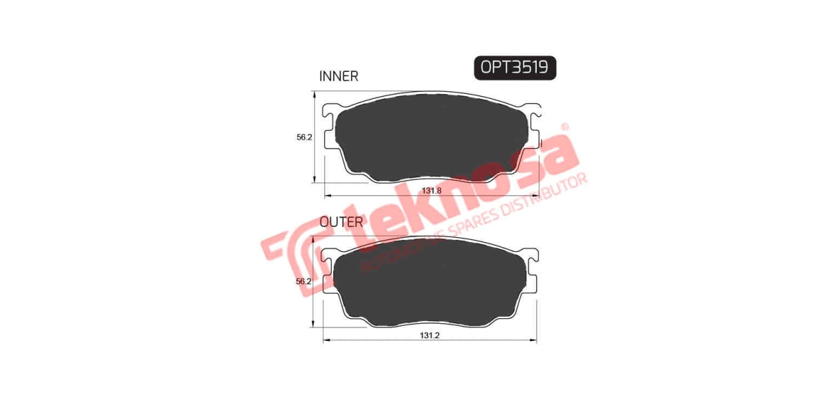 Brake Pad Mazda 6 05- ( F )