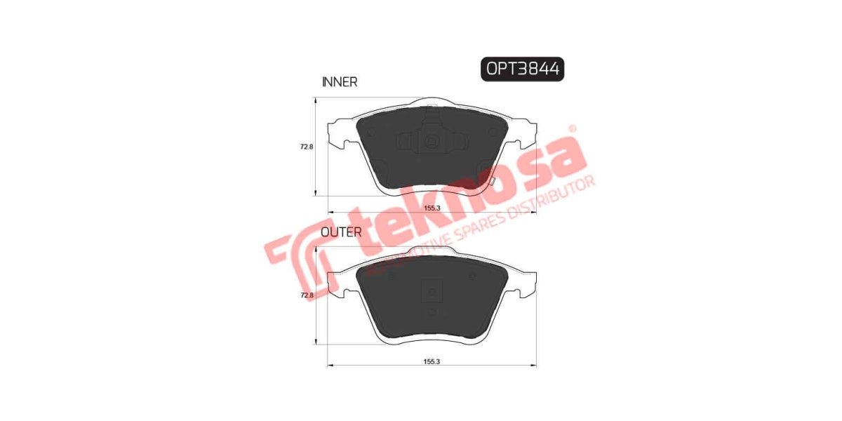 Brake Pad Mazda 6 06- ( F )