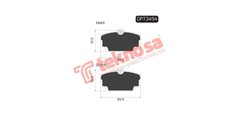 Brake Pad Mercedes Benz Vito 02- ( R )