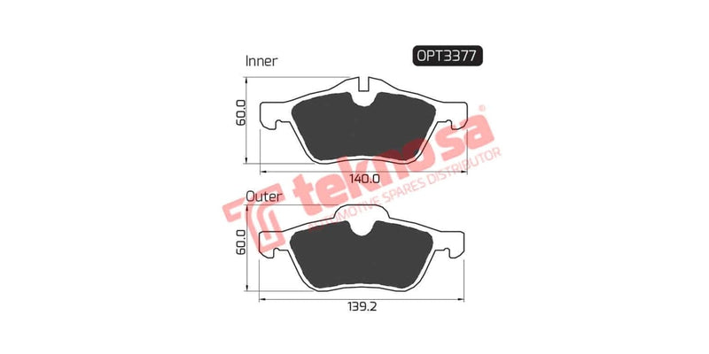 Brake Pad Mini Cooper 01- ( F )