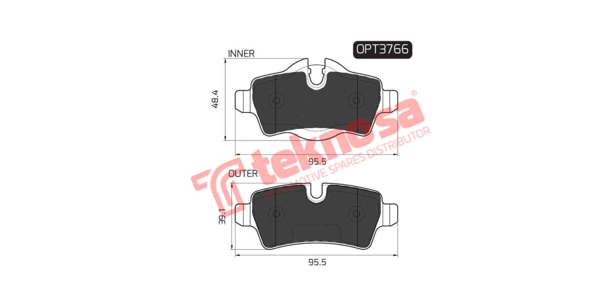 Brake Pad Mini Cooper 07- ( R )