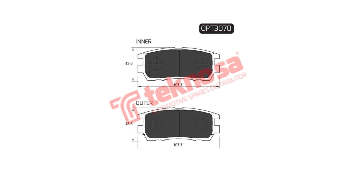 Brake Pad Mitshubishi Pajero 93- ( R )