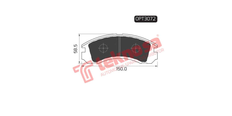 Brake Pad Mitsubishi Pajero Ldv 4X4 94-98 ( F )