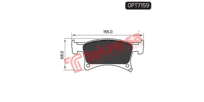 Brake Pad Opel Adam 15- ( F )