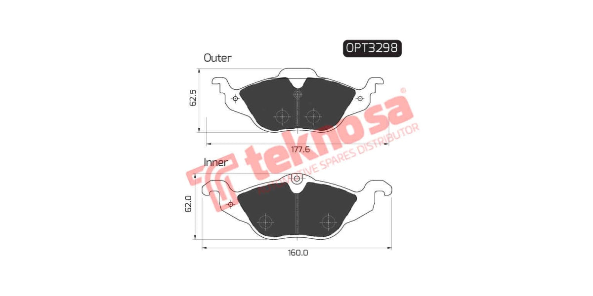 Brake Pad Opel Astra 00-05 ( F )