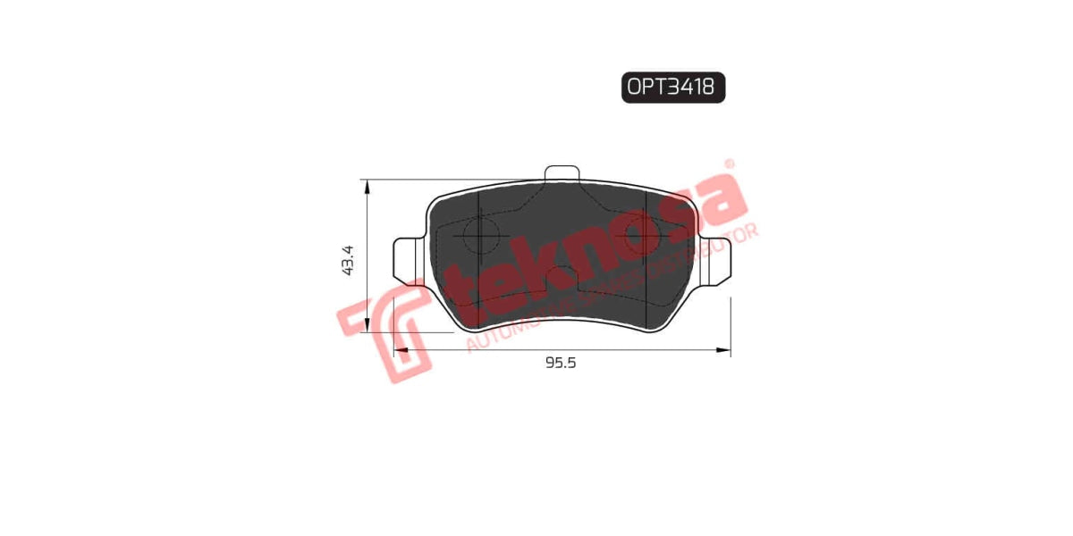 Brake Pad Opel Astra 01-07 ( R )