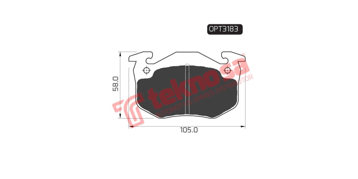 Brake Pad Peugeot 206 01 ( R )