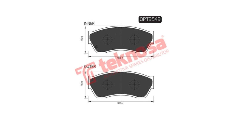Brake Pad Tata Indica 06- ( F )