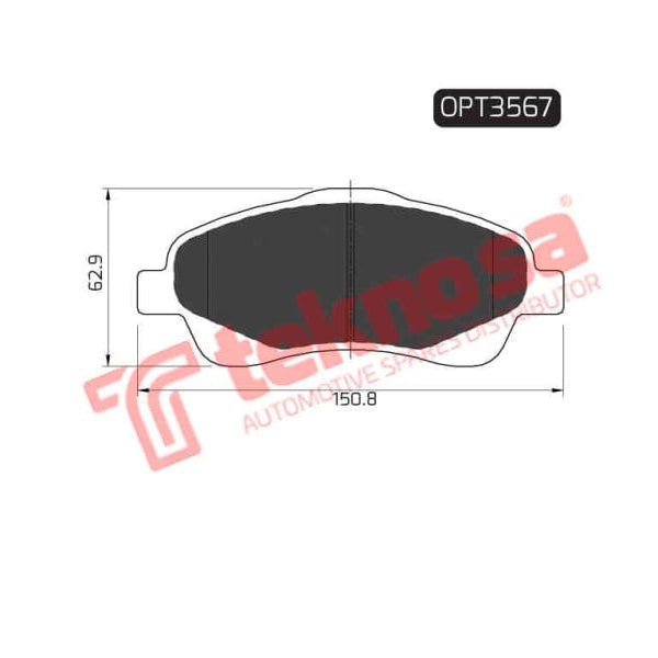 Brake Pad Toyota Avensis 06 09 F R364