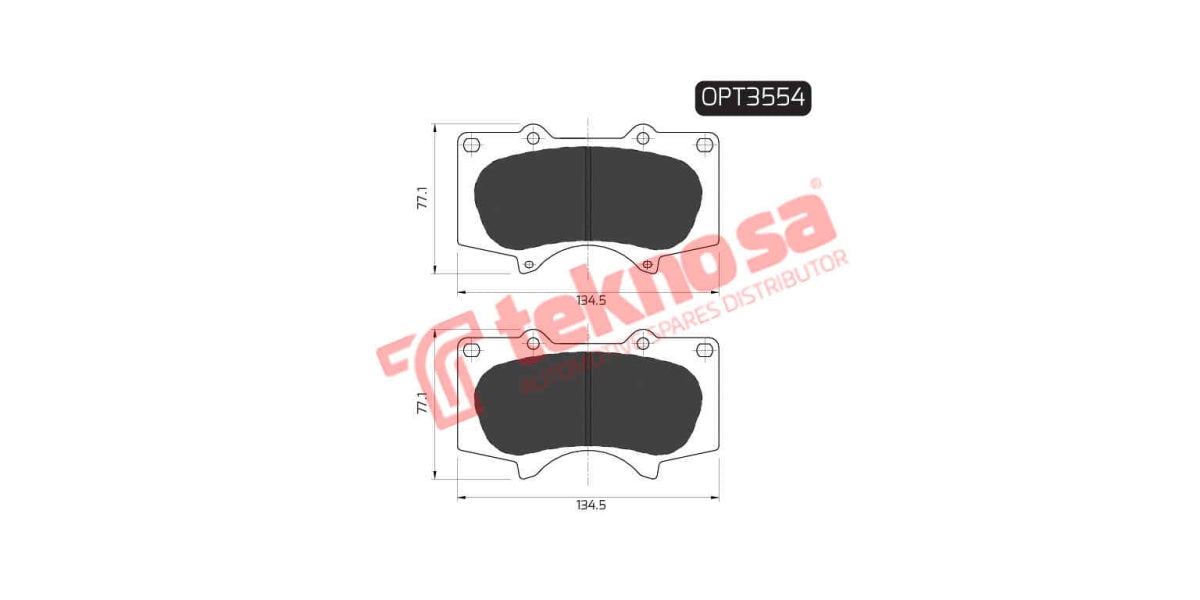 Brake Pad Toyota Fortuner 06-16 ( F )