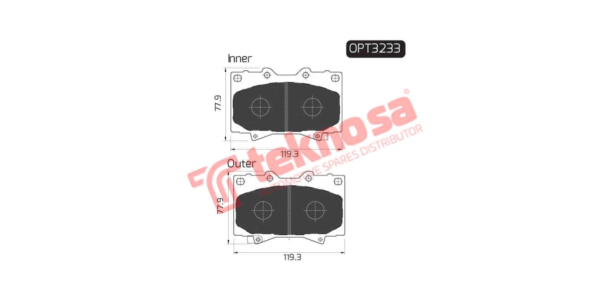 Brake Pad Toyota Land Cruiser 98-07 ( F )