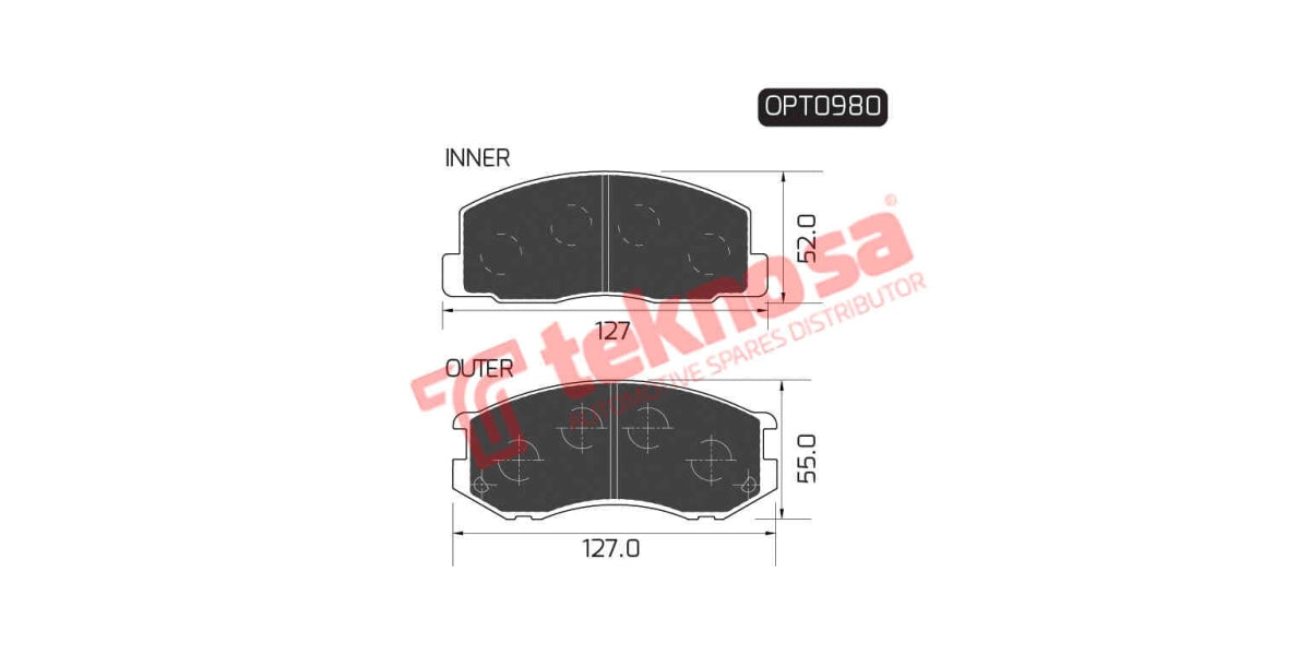 Brake Pad Toyota Venture 91-00 ( F )