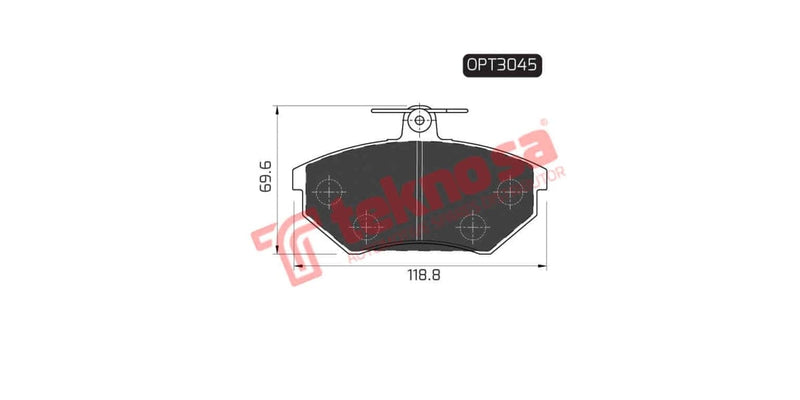 Brake Pad Volkswagen Golf 2.0I Gti 92-00 ( F )