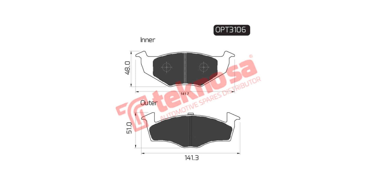 Brake Pad Volkswagen Polo 96-03 ( F )