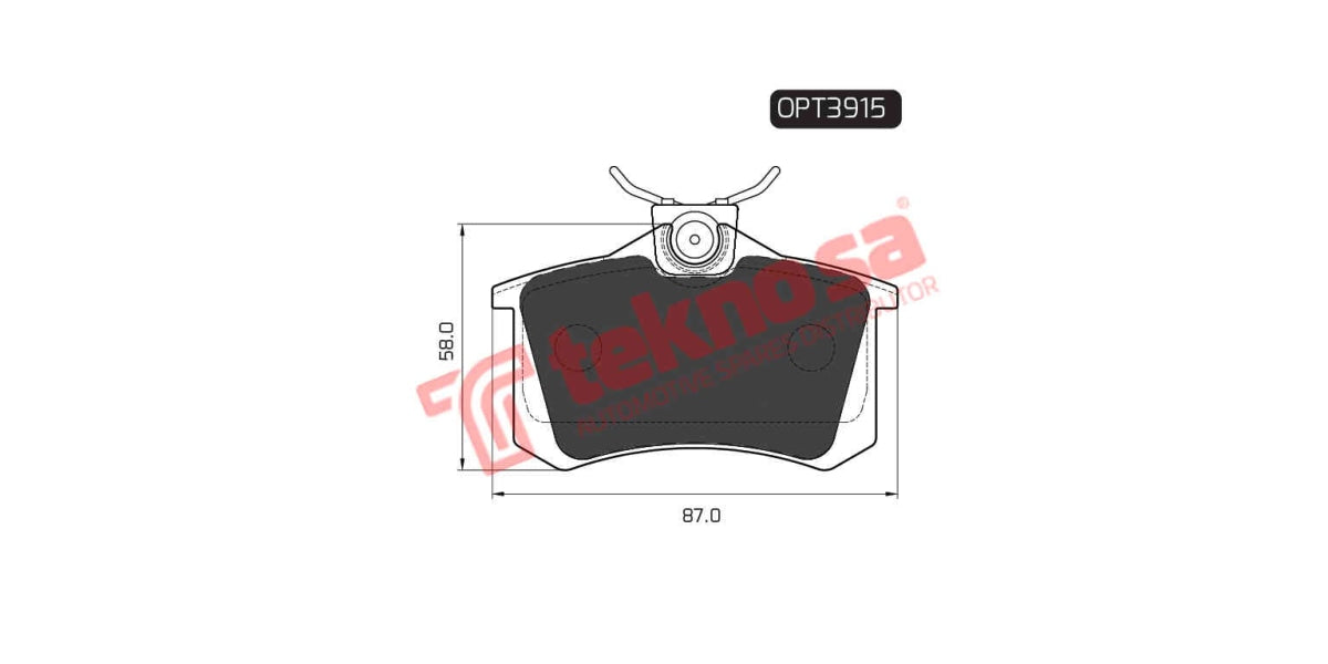 Brake Pad Volkswagen Sharan 00- ( R )