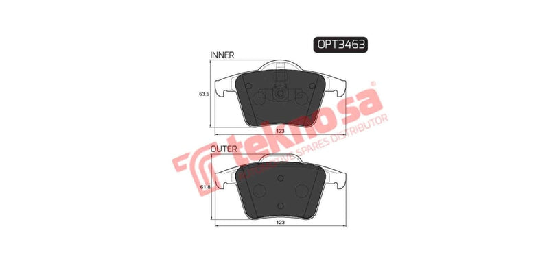 Brake Pad Volvo S60 03- ( R )