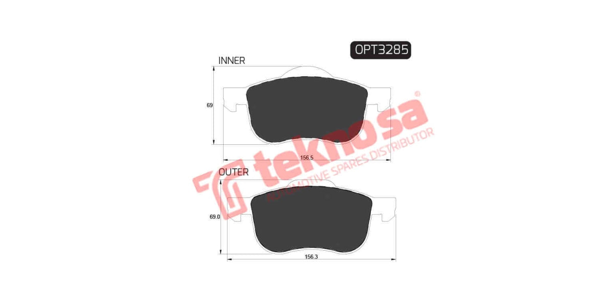 Brake Pad Volvo V40 98- ( F )